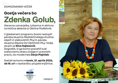 Domoznanski večer_Zdenka Golub